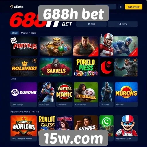 688h bet oferece diversas opções de jogos online